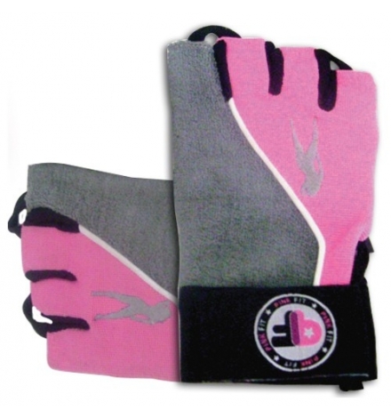 Gloves Pink Fit Grey-Pink