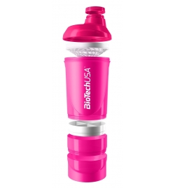 Shaker Wave Neon 3 compartment 600 ml - Biotech
