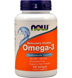 Now Foods Omega 3 1000mg 100 Softgels