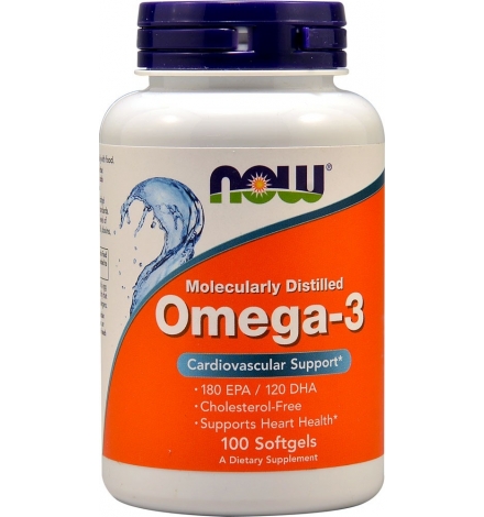 Now Foods Omega 3 1000mg 100 Softgels