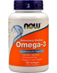 Now Foods Omega 3 1000mg 100 Softgels