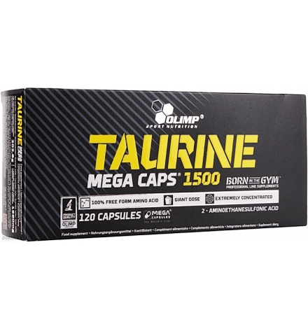 Olimp Taurine 1500mg Mega Caps® 120 Capsules