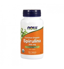 Now Foods Spirulina 500 mg 100 tablets
