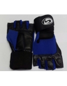 Gloves GSN Art:WLG-1022 Leather Black/Blue