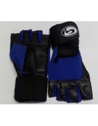 Gloves GSN Art:WLG-1022 Leather Black/Blue