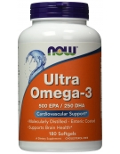 Now Foods Ultra Omega 3 1000mg 180 Softgels