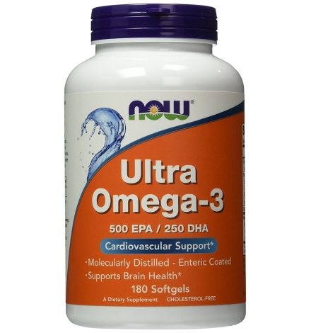 Now Foods Ultra Omega 3 1000mg 180 Softgels