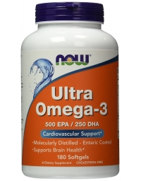 Now Foods Ultra Omega 3 1000mg 180 Softgels