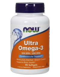 Now Foods Ultra Omega 3 1000mg 90 Softgels