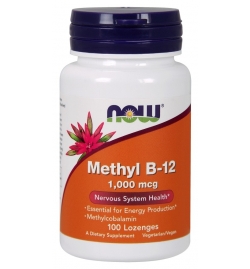 Now Foods Methyl B-12 1.000mcg 100 Lozenges