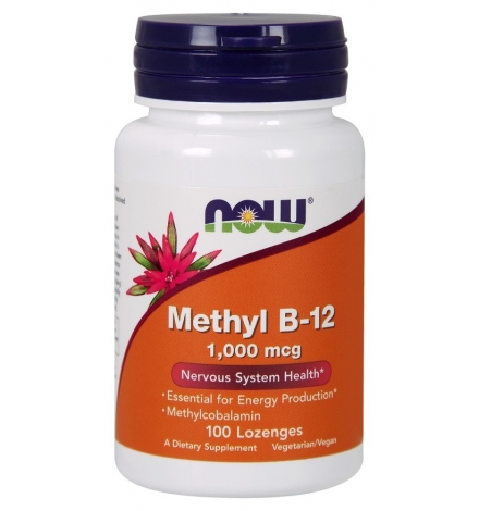 Now Foods Methyl B-12 1.000mcg 100 Lozenges