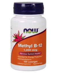 Now Foods Methyl B-12 1.000mcg 100 Lozenges