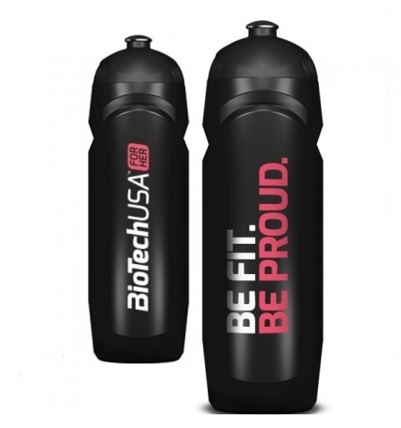 Water Bottle Be Fit Be Proud 750ml - Black Water Bottle Be Fit Be Proud 750ml - Black