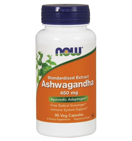 Now Foods Ashwagandha 450mg 90 veg caps