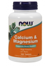 Now Foods Calcium & Magnesium 100 Tabs
