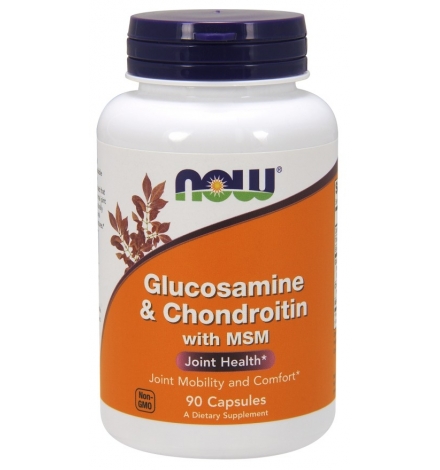 Now Foods Glucosamine & Chondroitin with MSM  90 Caps