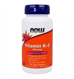 Now Foods Vitamin K-2 100mcg 100Veg Capsules