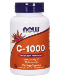 Now Foods Vitamin C 1000mg With 100mg Bioflavonoids - 100 VCaps