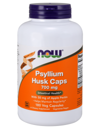 Now Foods Psyllium Husk With Pectin 700 mg 180 VCaps