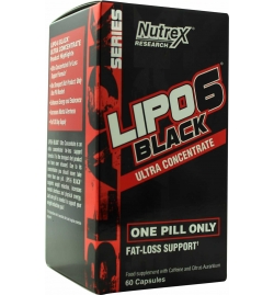 Nutrex Lipo 6 Black Ultra Concentrate 60 Caps