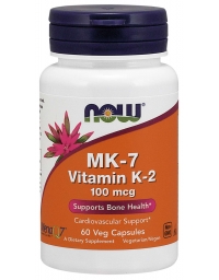 Now Foods Vitamin K-2 MK-7 100mcg 60 Veg Capsules