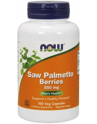 Now Foods Saw Palmetto Berries 550mg 100 VCaps