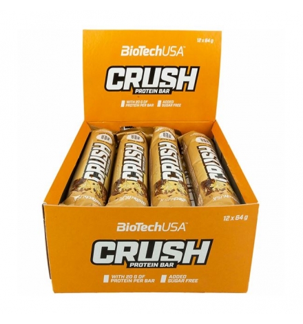 Biotech USA Crush Bars 64g x 12 pcs Biotech USA Crush Bars 64g x 12 pcs