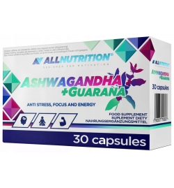 AllNutrition Ashwagandha + Guarana 30 Caps