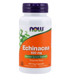 Now Foods Echinacea 400 mg 100 Veg Capsules