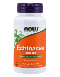 Now Foods Echinacea 400 mg 100 Veg Capsules