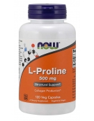 Now Foods L-Proline 500 mg 120 Veg Capsules