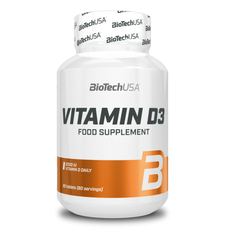 Biotech USA Vitamin D3 2000IU 60 Tabs