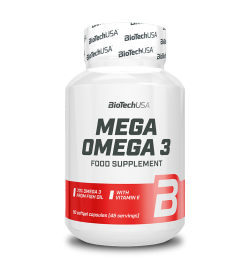 BioTech USA Mega Omega 3 90 Softgels