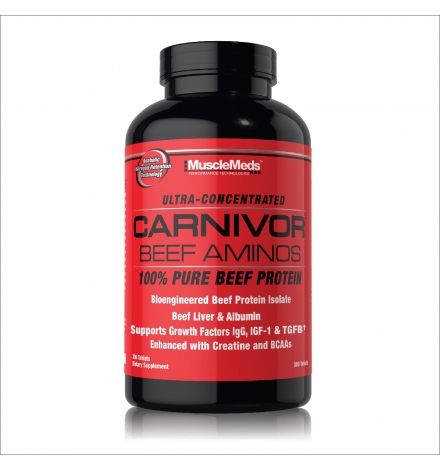 MuscleMeds Carnivor Beef Aminos 300 Tablets MuscleMeds Carnivor Beef Aminos 300 Tablets