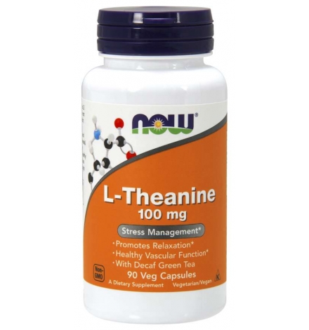 Now Foods L-Theanine 100mg 90 VCaps