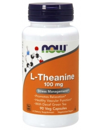 Now Foods L-Theanine 100mg 90 VCaps