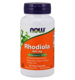 Now Foods Rhodiola 500mg 60 Veg Capsules