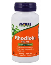 Now Foods Rhodiola 500mg 60 Veg Capsules