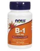 Now Foods Vitamin B-1 Thiamin 100mg 100Tablets