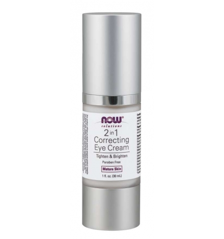 Now Foods 2 in 1 Correcting Eye Cream | Skin Care 30ml Now Foods 2 in 1 Correcting Eye Cream | Skin Care 30ml
