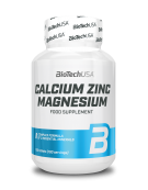 Biotech USA Calcium Zinc Magnesium 100 Tabs