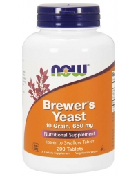 Now Foods Brewer's Yeast 650 mg 200 Tablets