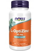 Now Foods L-OptiZinc® 30 mg 100 Veg Capsules