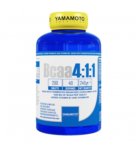 Yamamoto Nutrition BCAA 4:1:1 200 Tablets Yamamoto Nutrition BCAA 4:1:1 200 Tablets