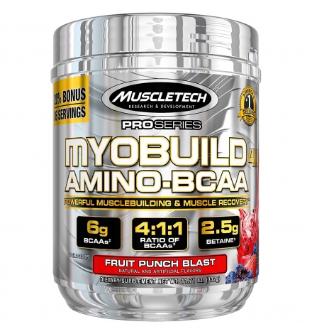 MuscleTech MyoBuild 4x Amino-BCAA - 36 Servings MuscleTech MyoBuild 4x Amino-BCAA - 36 Servings
