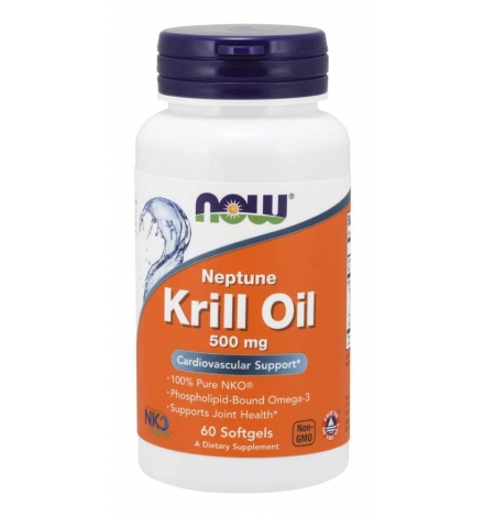 Now Foods Neptune Krill Oil 500 mg 60 Softgels