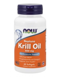 Now Foods Neptune Krill Oil 500 mg 60 Softgels