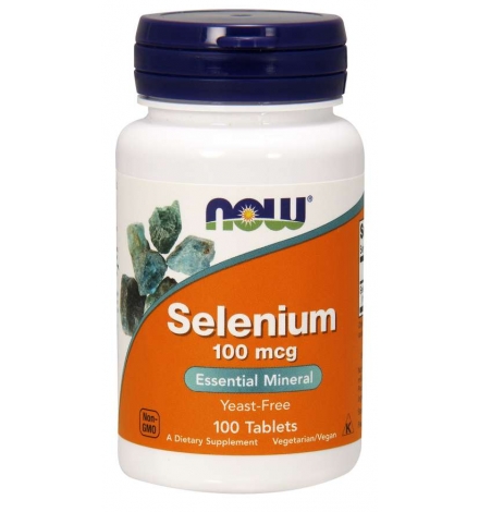 Now Foods Selenium 100 mcg 100 Tablets