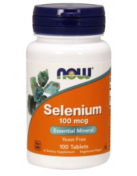 Now Foods Selenium 100 mcg 100 Tablets