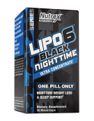 Nutrex Lipo 6 Black Nighttime 30 Caps